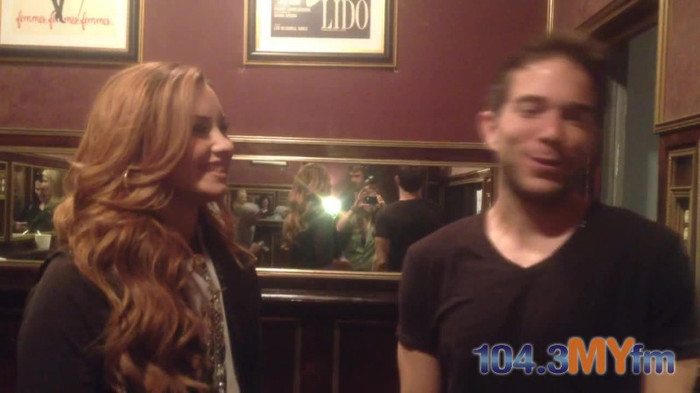 1043 MYfm\'s Ty Bentli with Demi Lovato in LA 1277