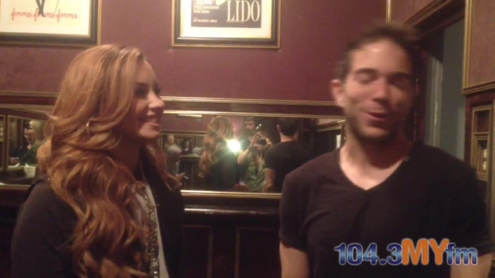 1043 MYfm\'s Ty Bentli with Demi Lovato in LA 1280