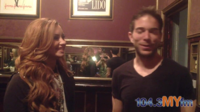 1043 MYfm\'s Ty Bentli with Demi Lovato in LA 1286