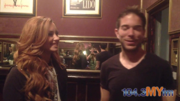 1043 MYfm\'s Ty Bentli with Demi Lovato in LA 1287