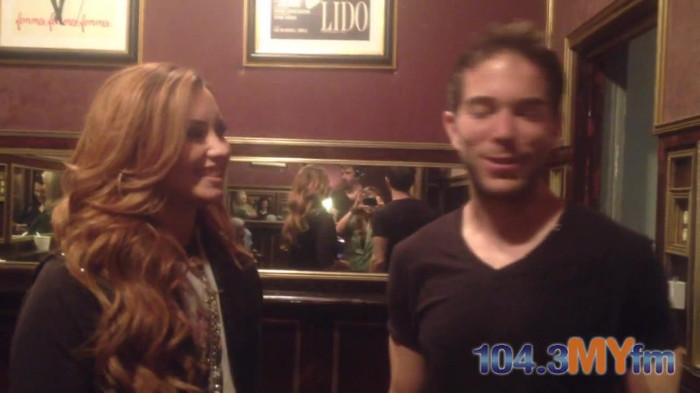 1043 MYfm\'s Ty Bentli with Demi Lovato in LA 1289 - Demi - 1043 MYfm Ty Bentli Part oo2