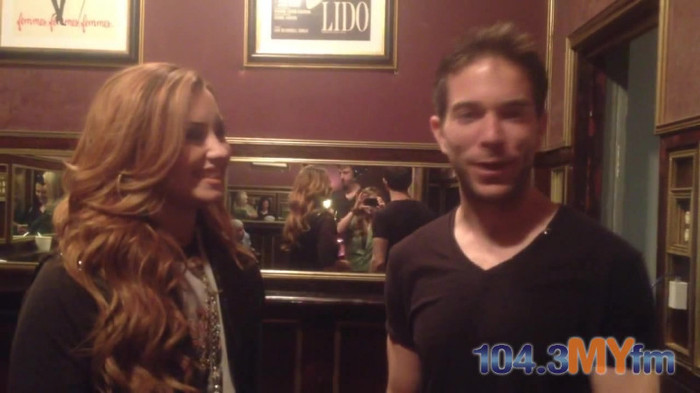 1043 MYfm\'s Ty Bentli with Demi Lovato in LA 1296