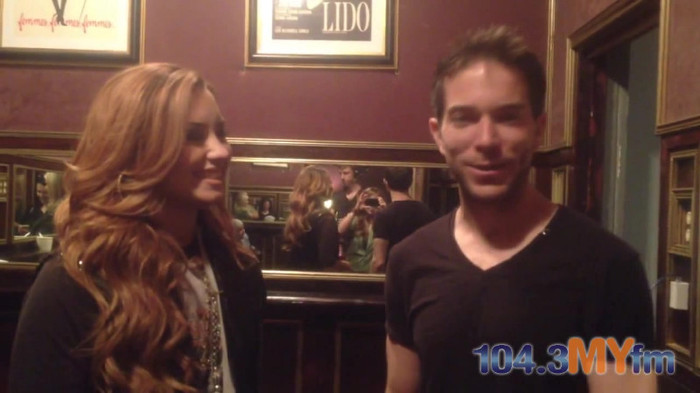 1043 MYfm\'s Ty Bentli with Demi Lovato in LA 1298