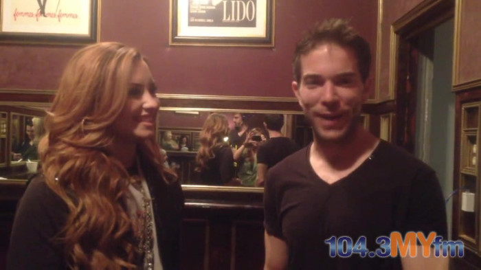 1043 MYfm\'s Ty Bentli with Demi Lovato in LA 1305
