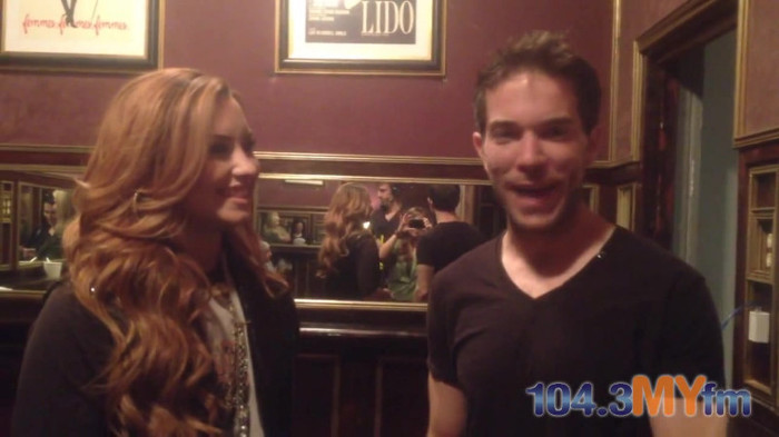 1043 MYfm\'s Ty Bentli with Demi Lovato in LA 1306