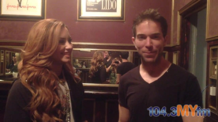 1043 MYfm\'s Ty Bentli with Demi Lovato in LA 1311