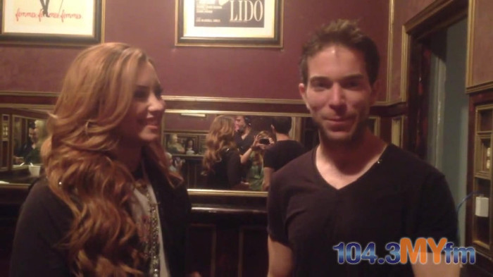 1043 MYfm\'s Ty Bentli with Demi Lovato in LA 1312
