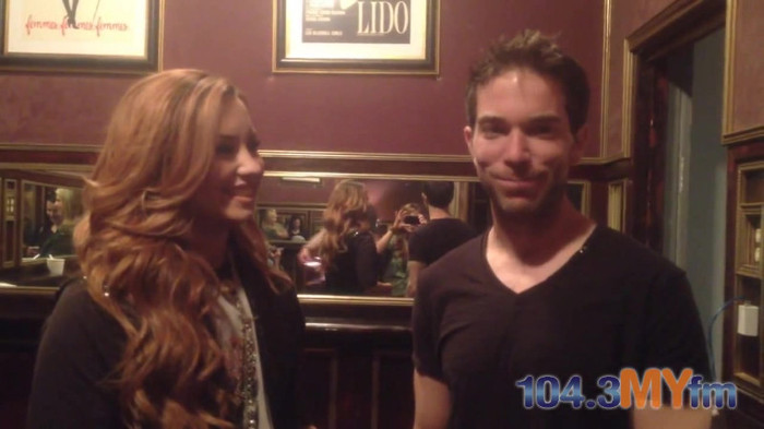 1043 MYfm\'s Ty Bentli with Demi Lovato in LA 1329