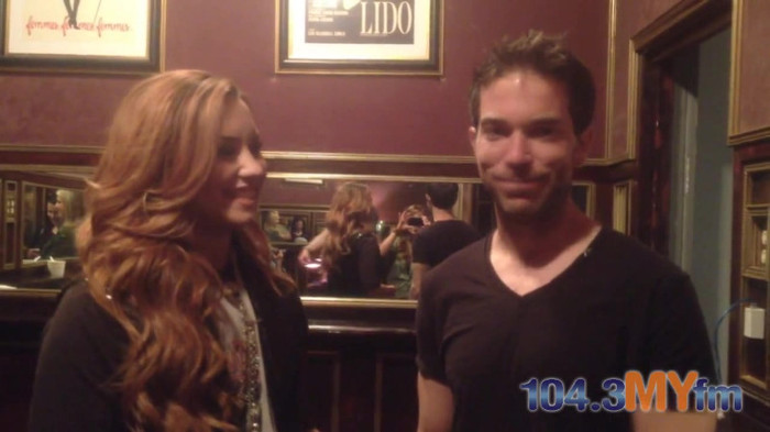 1043 MYfm\'s Ty Bentli with Demi Lovato in LA 1330