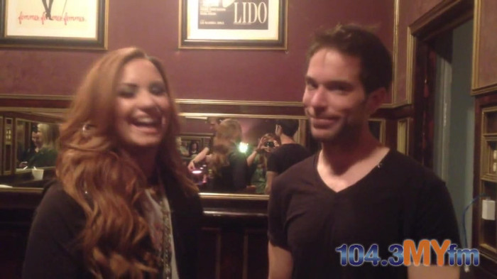 1043 MYfm\'s Ty Bentli with Demi Lovato in LA 1336