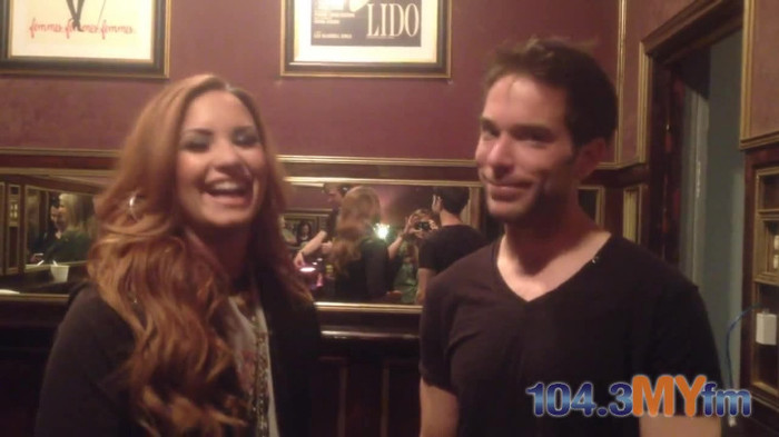 1043 MYfm\'s Ty Bentli with Demi Lovato in LA 1337