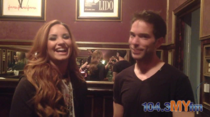 1043 MYfm\'s Ty Bentli with Demi Lovato in LA 1338