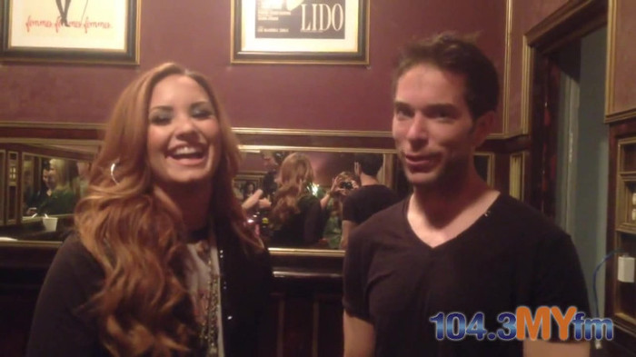 1043 MYfm\'s Ty Bentli with Demi Lovato in LA 1344