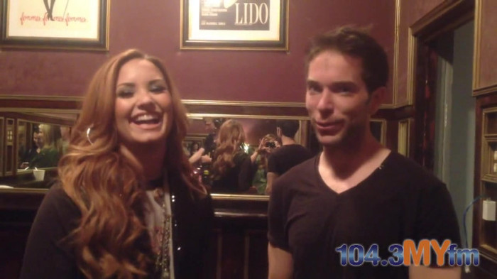 1043 MYfm\'s Ty Bentli with Demi Lovato in LA 1345
