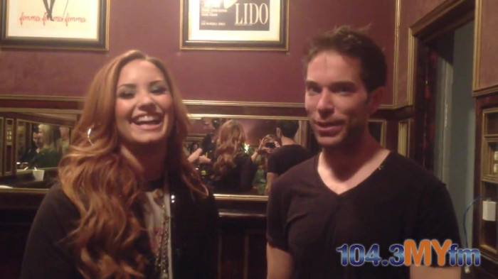 1043 MYfm\'s Ty Bentli with Demi Lovato in LA 1350 - Demi - 1043 MYfm Ty Bentli Part oo2