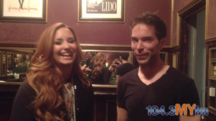 1043 MYfm\'s Ty Bentli with Demi Lovato in LA 1357 - Demi - 1043 MYfm Ty Bentli Part oo2