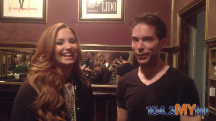 1043 MYfm\'s Ty Bentli with Demi Lovato in LA 1360 - Demi - 1043 MYfm Ty Bentli Part oo2