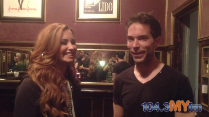 1043 MYfm\'s Ty Bentli with Demi Lovato in LA 1373 - Demi - 1043 MYfm Ty Bentli Part oo2