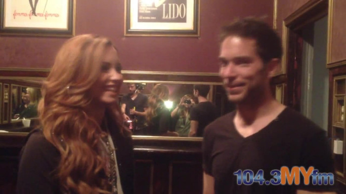 1043 MYfm\'s Ty Bentli with Demi Lovato in LA 1390
