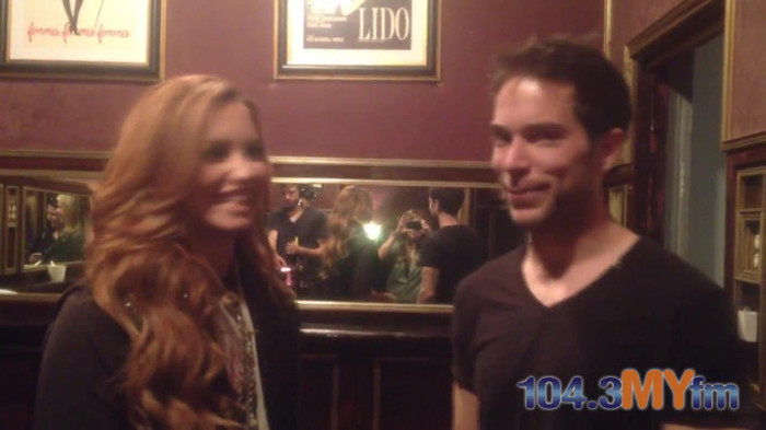 1043 MYfm\'s Ty Bentli with Demi Lovato in LA 1392