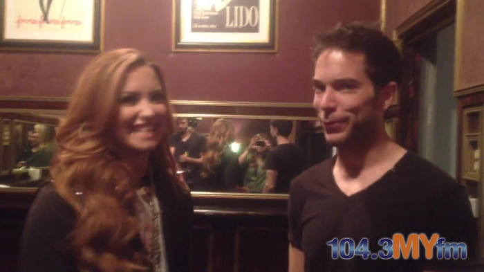 1043 MYfm\'s Ty Bentli with Demi Lovato in LA 1395