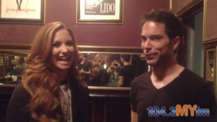 1043 MYfm\'s Ty Bentli with Demi Lovato in LA 1399
