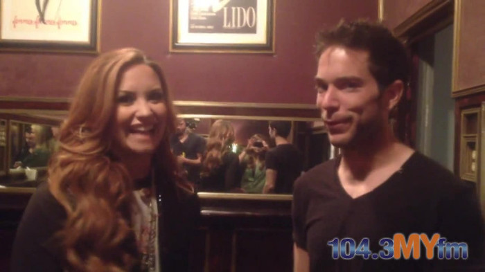 1043 MYfm\'s Ty Bentli with Demi Lovato in LA 1400