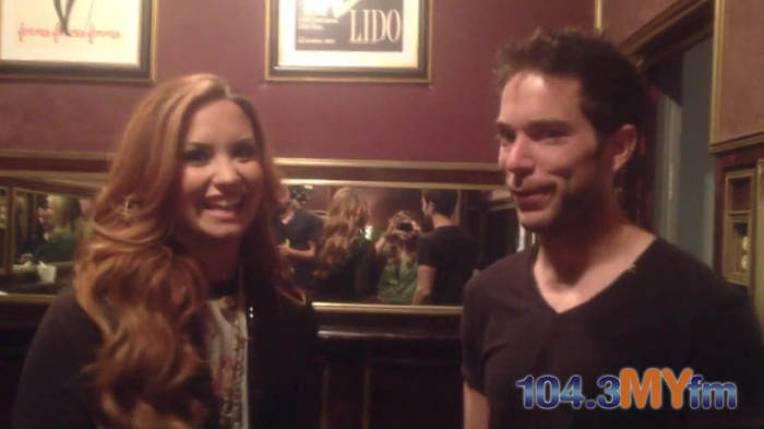 1043 MYfm\'s Ty Bentli with Demi Lovato in LA 1401
