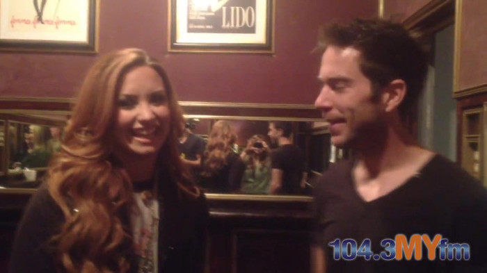 1043 MYfm\'s Ty Bentli with Demi Lovato in LA 1409 - Demi - 1043 MYfm Ty Bentli Part oo2