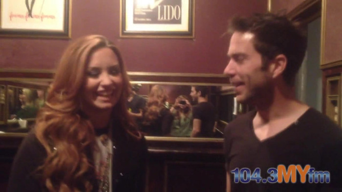 1043 MYfm\'s Ty Bentli with Demi Lovato in LA 1411