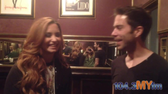 1043 MYfm\'s Ty Bentli with Demi Lovato in LA 1413