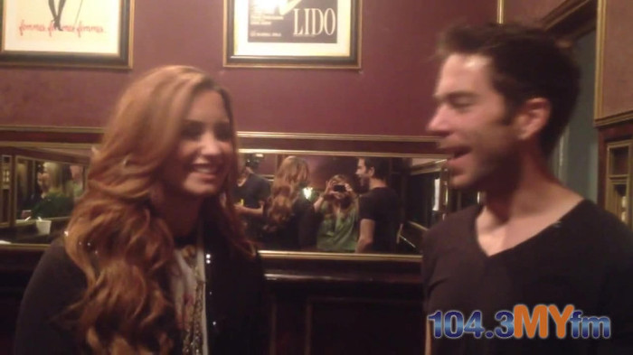 1043 MYfm\'s Ty Bentli with Demi Lovato in LA 1416