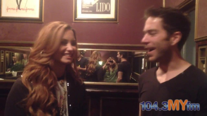 1043 MYfm\'s Ty Bentli with Demi Lovato in LA 1417