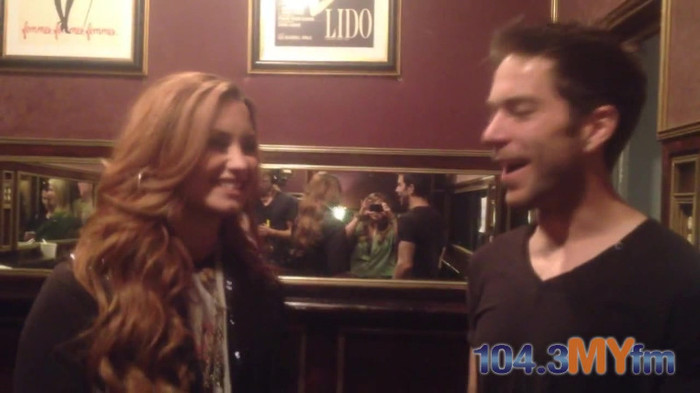 1043 MYfm\'s Ty Bentli with Demi Lovato in LA 1419