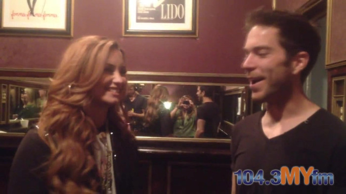 1043 MYfm\'s Ty Bentli with Demi Lovato in LA 1421
