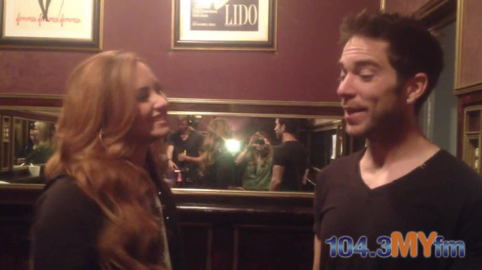 1043 MYfm\'s Ty Bentli with Demi Lovato in LA 1433