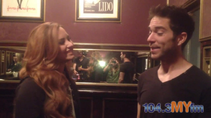 1043 MYfm\'s Ty Bentli with Demi Lovato in LA 1435