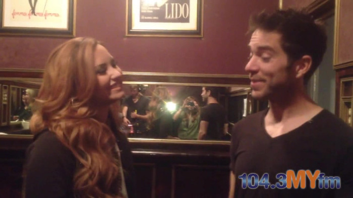 1043 MYfm\'s Ty Bentli with Demi Lovato in LA 1437