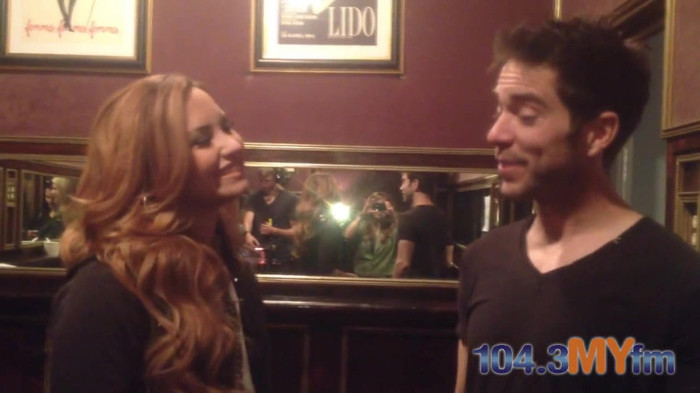 1043 MYfm\'s Ty Bentli with Demi Lovato in LA 1439
