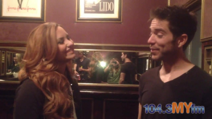 1043 MYfm\'s Ty Bentli with Demi Lovato in LA 1440