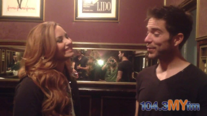 1043 MYfm\'s Ty Bentli with Demi Lovato in LA 1441