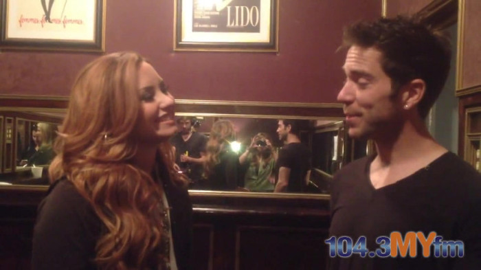 1043 MYfm\'s Ty Bentli with Demi Lovato in LA 1454