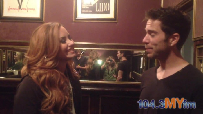1043 MYfm\'s Ty Bentli with Demi Lovato in LA 1456