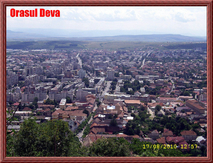 207. Orasul Deva vazut de pe Dealul Cetatuii - Fascinanta Romanie - 4