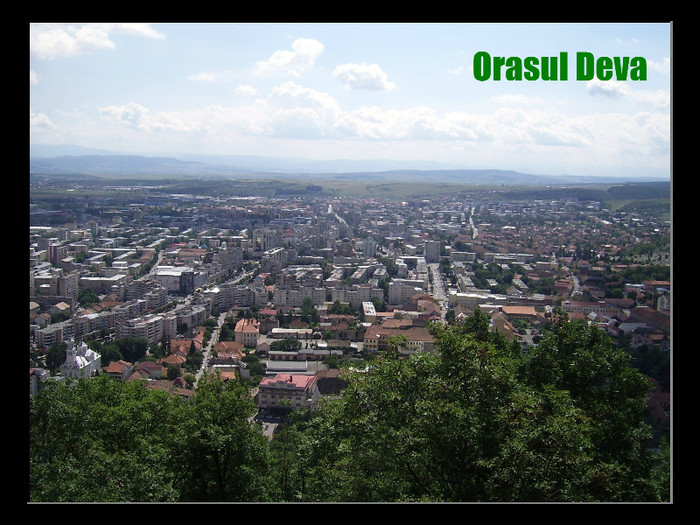 209. Orasul Deva vazut de pe Dealul Cetatuii - Fascinanta Romanie - 4