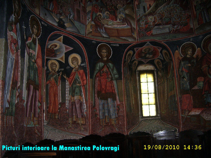 330. Picturi interioare la Manastirea Polovragi - Fascinanta Romanie - 4