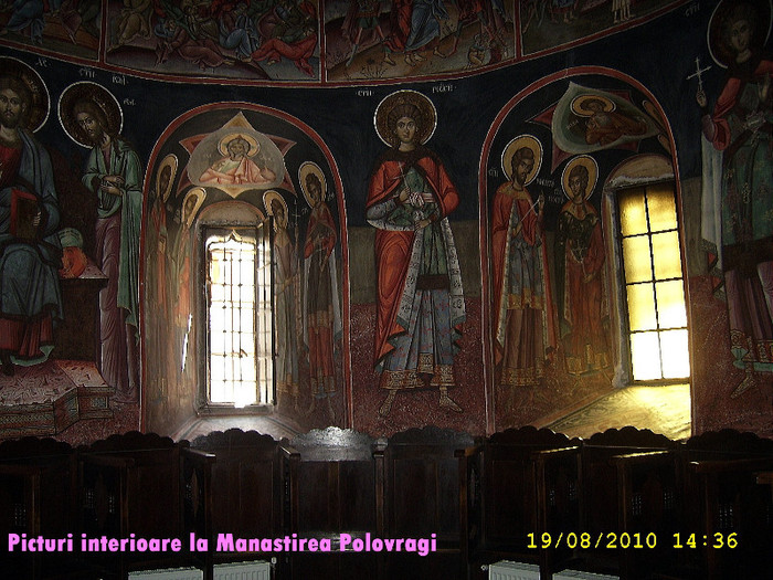 331. Picturi interioare la Manastirea Polovragi (1) - Fascinanta Romanie - 4