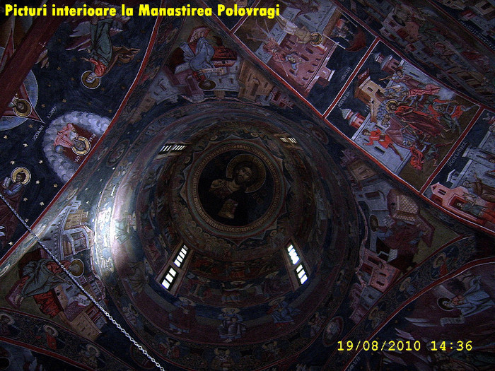 332. Picturi interioare la Manastirea Polovragi (2) - Fascinanta Romanie - 4