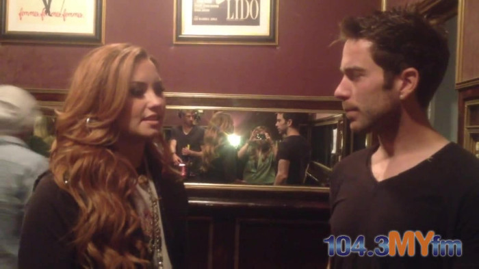 1043 MYfm\'s Ty Bentli with Demi Lovato in LA 1549 - Demi - 1043 MYfm Ty Bentli Part oo3