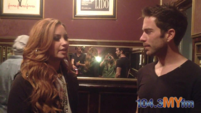 1043 MYfm\'s Ty Bentli with Demi Lovato in LA 1560 - Demi - 1043 MYfm Ty Bentli Part oo3